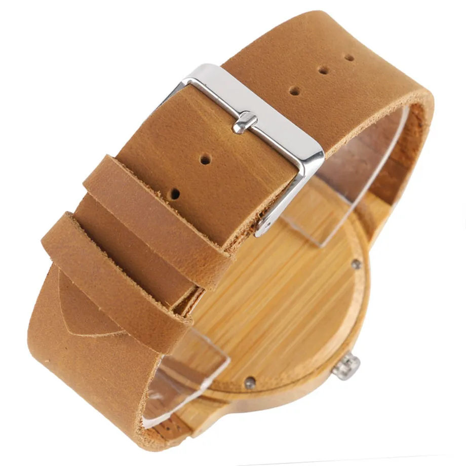 hand-made bamboo watch for men women