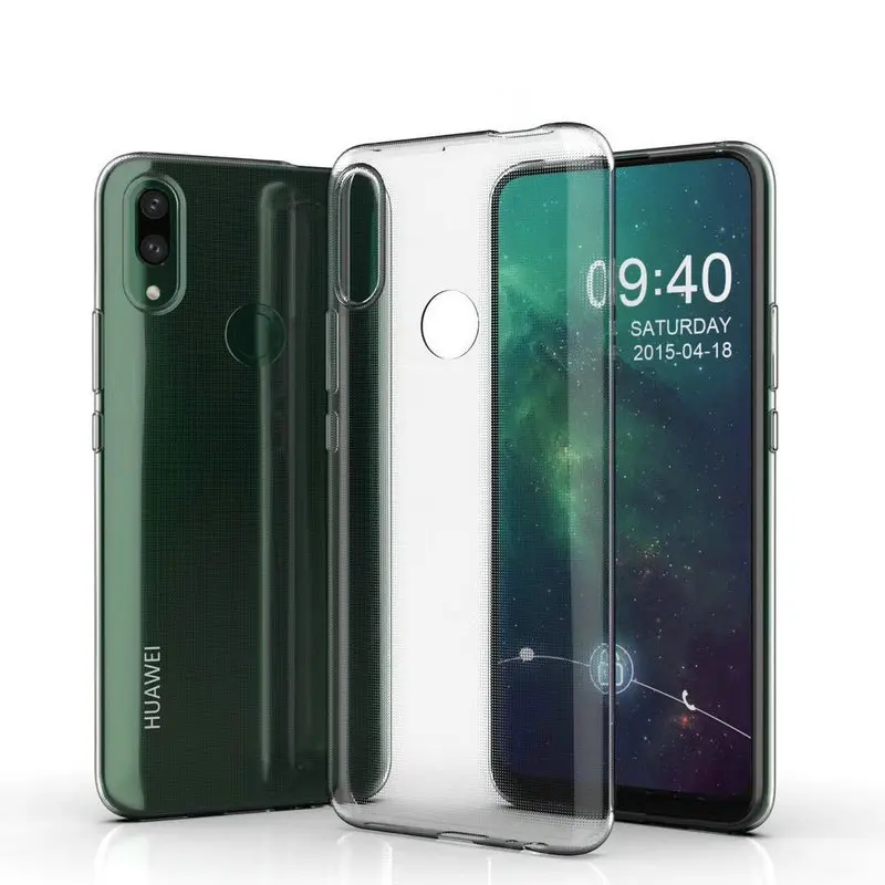 Прозрачный силиконовый чехол для Huawei P Smart Z Honor 9X STK-LX1 Премиум Y9 Prime 2019 мягкий