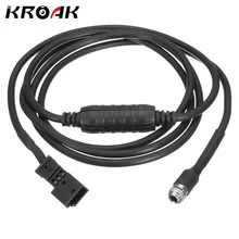 Car AUX 3.5MM Cable Audio Input Adapters Music MP3 Cable For BMW E46 E39 E53 X5 For IPOD/IPHONE CD Player