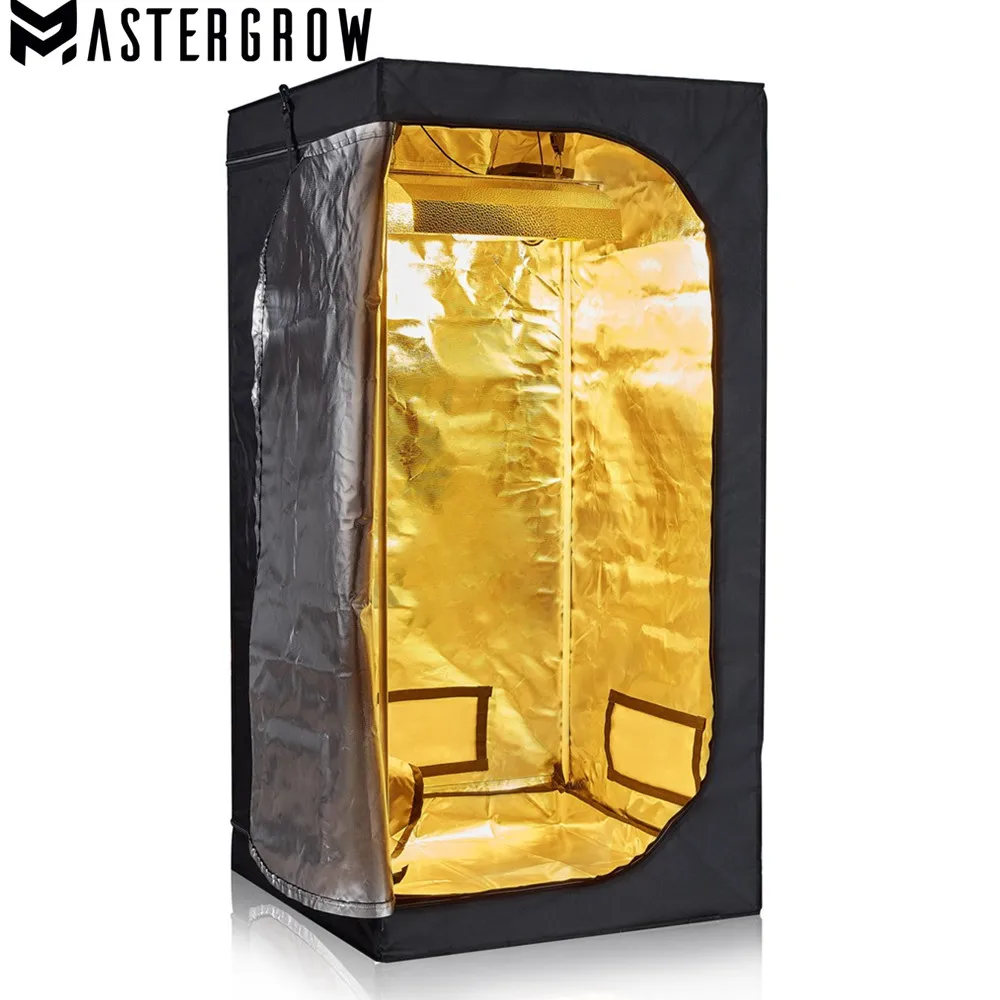 MasterGrow 80X80X160cm Внутренняя защита от атмосферных воздействий гидропоника, шатер для выращивания, Гроу-рум для коробка для выращивания растений, светоотражающий майлар нетоксичный садовый Теплицы