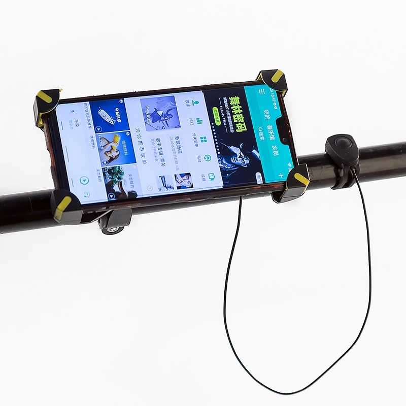 Велосипед 360 градусов вращающийся мобильный держателя телефона велосипед навигационный кронштейн с динамиком 3,5-6,5 дюймов держатель