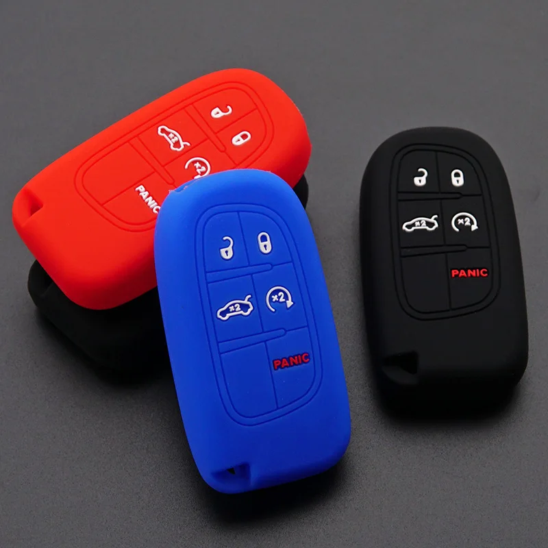 Силиконовый чехол для ключа Jeep wrangler Grand Cherokee 2018 2019 компас longitude Patriot Dodge Ram Remote |