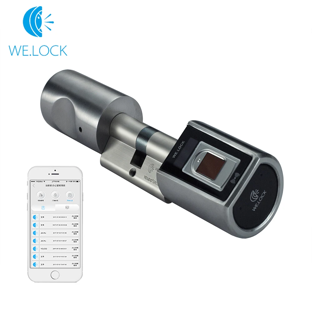 

Small handle intelligent fingerprint remote control lock smart home system for door