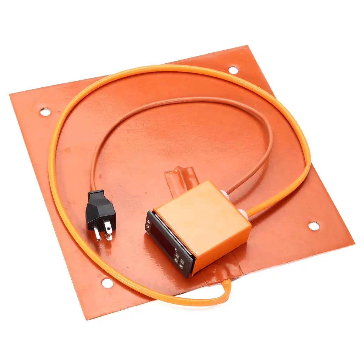 

310x310mm 750W Upgrade Silicone Heater With LCD Thermostat Digital Controller Silicone Electric Heating Pad For CR-10 3D Printer