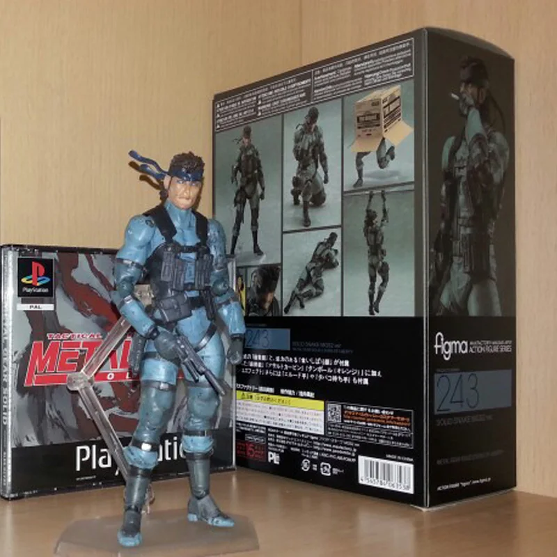 Figma 243 METAL GEAR SOLID 2: SONS OF LIBERTY 15 см змея ПВХ фигурка Коллекционная модель игрушки