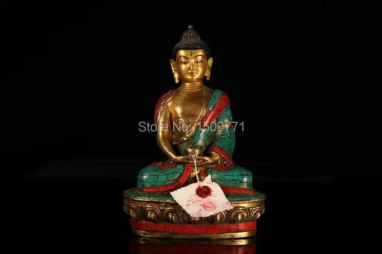 Buddha statue/Nepal Tibetan Buddhism supplies wholesale handmade