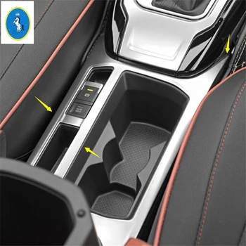 

Yimaautotrims Auto Accessory Transmission Shift Gear Panel Water Cup Holder Cover Trim For Volkswagen T-Roc T Roc 2018 2019 2020