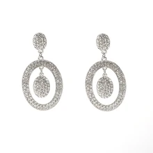 

Boho Silver Color Earring For Women Circle Round Cool Small Earrings Boho Beauty Earring Jewelry ER-0045
