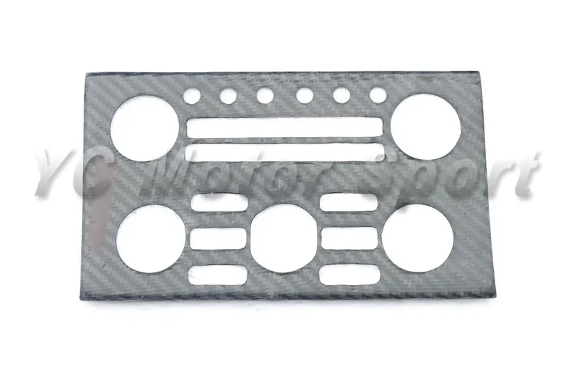 2008-2010 Nissan R35 GTR RHD RSW Style Control Panel DCF 2&2 Twill Weave Glossy Finish (3)