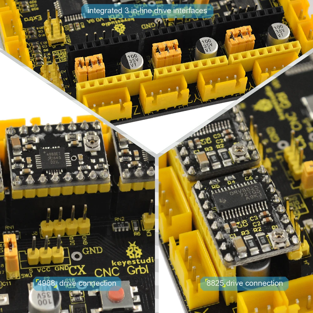Keyestudio CNC GRBL V0.9 щит+ USB кабель для Arduino CNC/лазерная гравировка