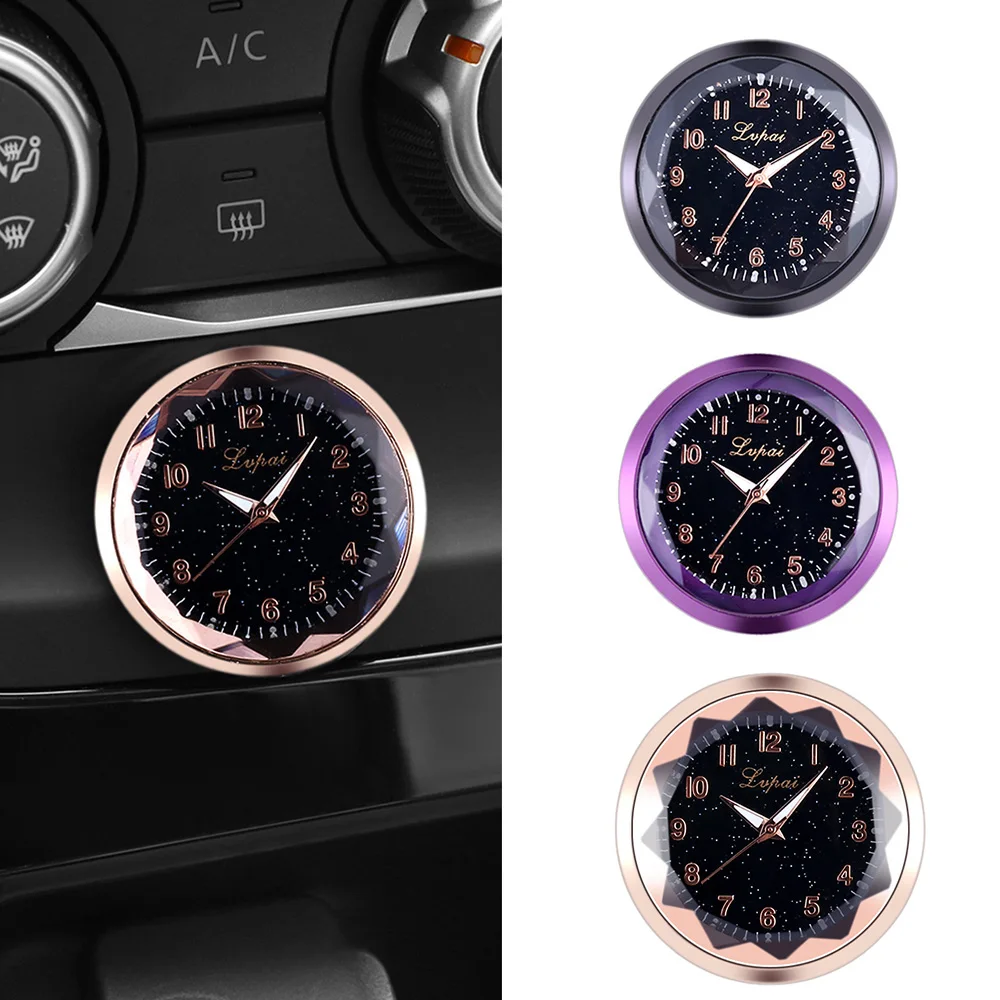 JOGMACHINE смонтированные декоративные часы автомобильные аксессуары указатель светящийся автомобильный interiorautomotriz pegatina reloj интерьер