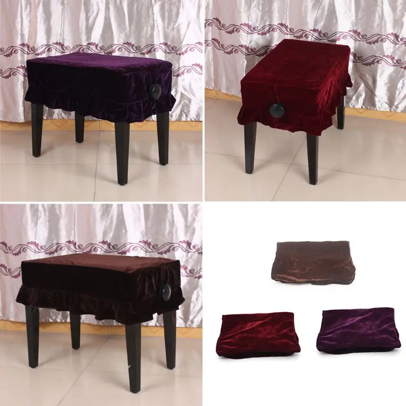 Pleuche Piano Half Cover Dust Cover For 76 88 Keyboards Piano