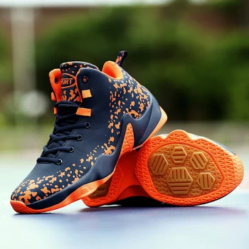 

Hemmyi Basketball Shoes Comfortable High Top Gym Training Boots Ankle Boots Outdoor Men Sneakers Athletic Sport Shoes Size 12