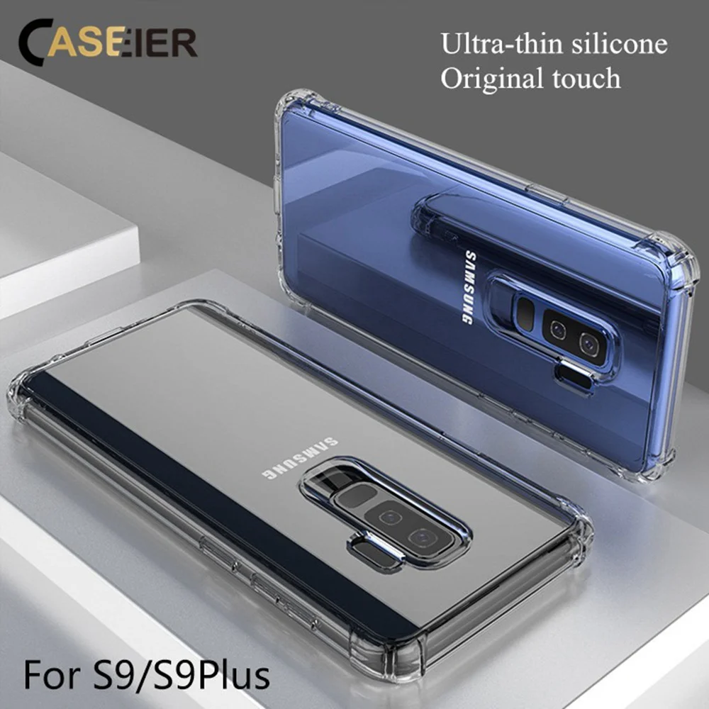 

CASEIER Shockproof Phone Case For Samsung Galaxy S9 S8 Plus Note 9 8 Anti-knock TPU Clear Case For Samsung S8 S9 Cover Funda