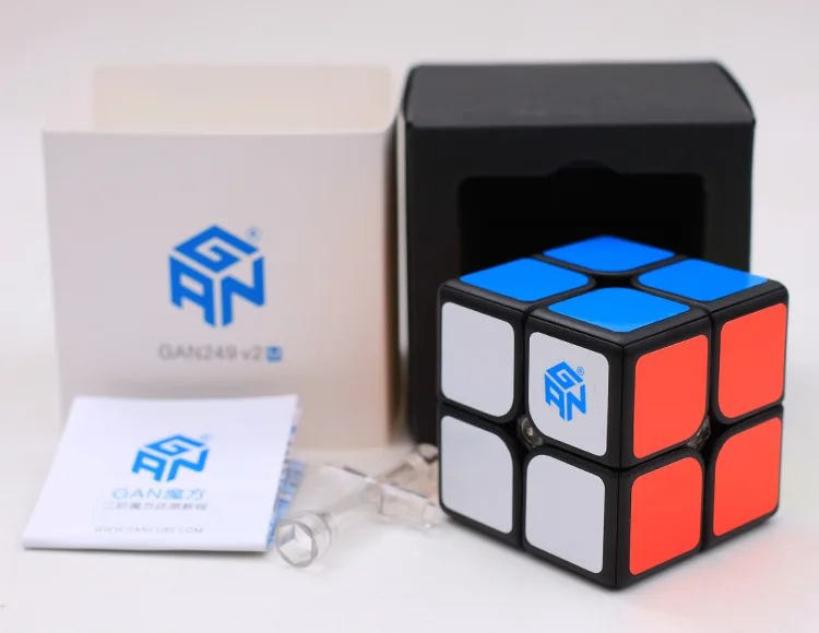 

New Gan249 V2 M 249M Magnetic Cube Black Magic Cube Puzzle 49mm 2x2x2 Competition Toys Cubo 2x2 Speed Cube By Magnets Games