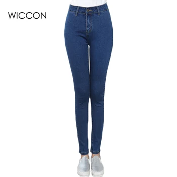 

Big size skinny jeans for women elasticity plus size 32 to 40 size pencil jeans denim trousers full length jean pants