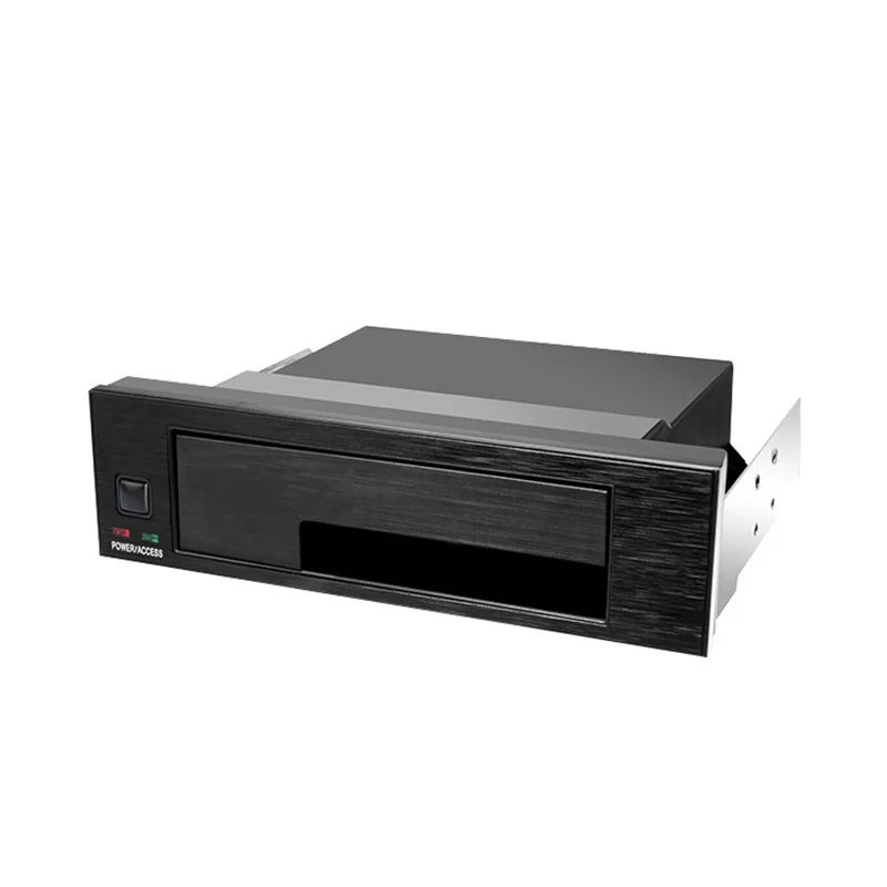 2.5 3.5 inch SATA HDD SSD Fit PC Single Bay Mobile Rack HDD Enclosure with LED Indicator Light Support Hot-swap photo