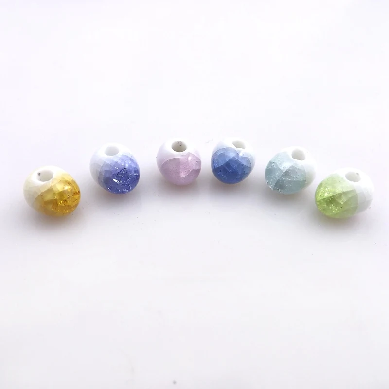 Buy Newest Crackle Ceramic Beads Mixed Color 10mm