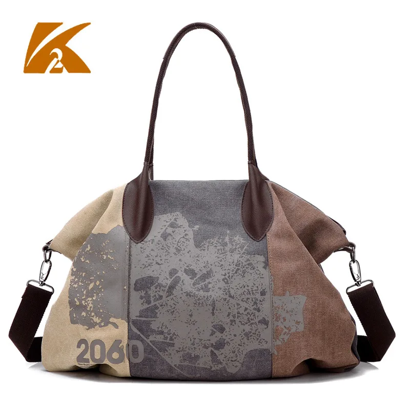 

KVKY 2019 Large Capacity Tote Hand Bags for Women Casual Canvas Handbags Messenger Bags Ladies Printing Shoulder Bag Handbag