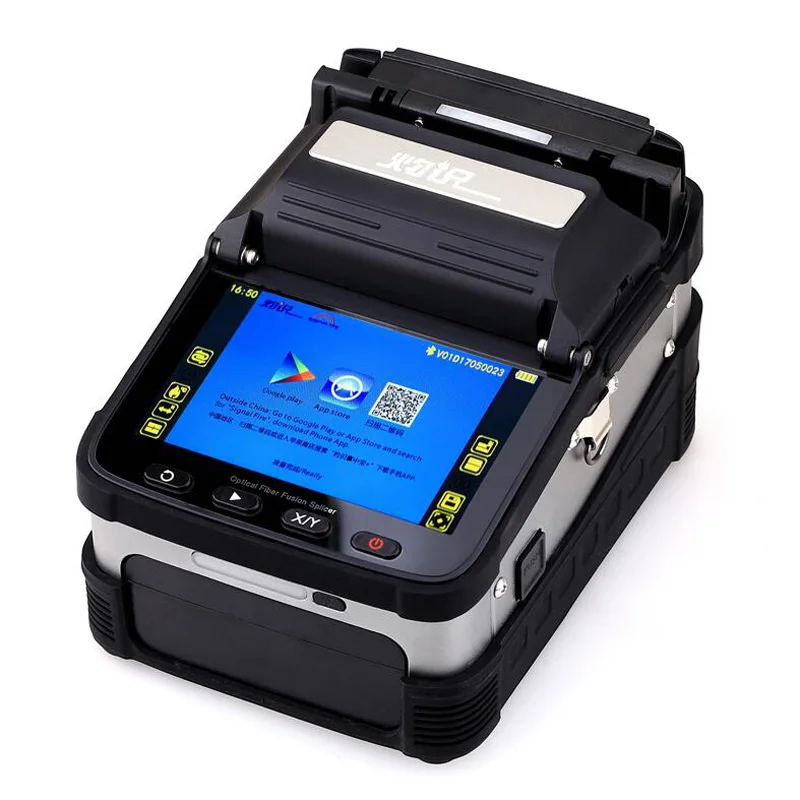

English menu AI-7 Multi-function Fiber Optic Fusion Splicer AI-7 FTTH Fiber Optic Splicing Machine BY DHL