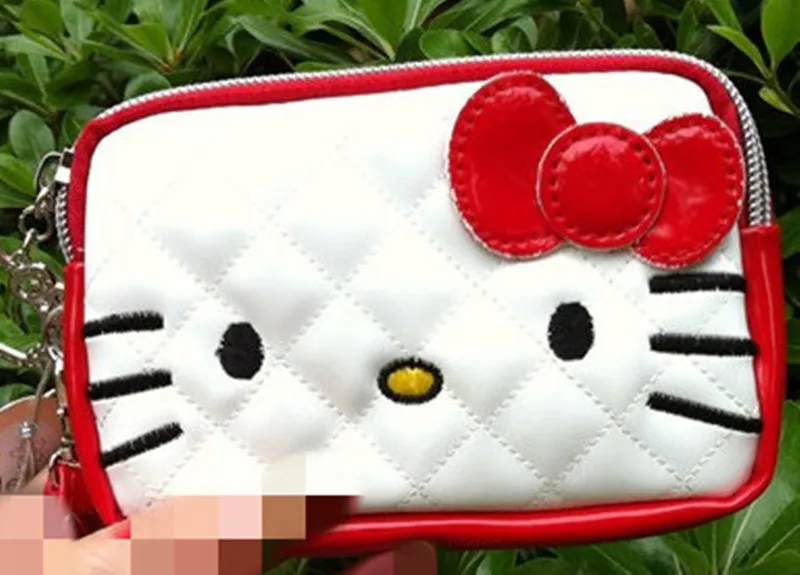 Новая женская сумочка Hello Kitty косметичка кошелек Чехол W1209