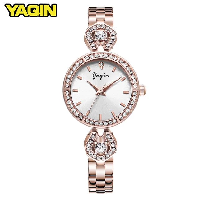 Модные женские часы Reloj Mujer нержавеющей стали женщины кварцевые