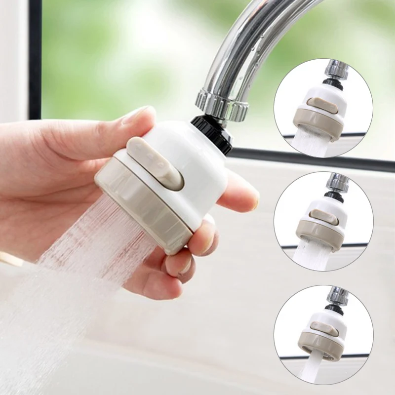 

Moveable Tap Head 1PC 360 Degree Rotatable Universal Kitchen Sprayer Water Saving Filter Recommended Faucet Bathroom