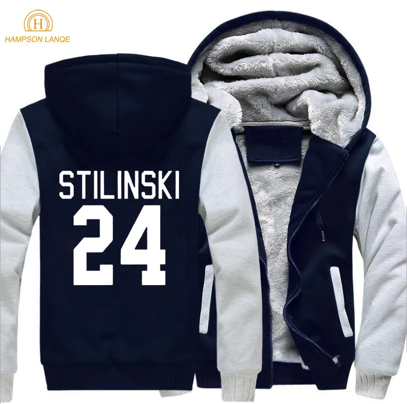 Горячая Распродажа зимние теплые флисовые Stilinski 24 мужские толстовки с капюшоном ТВ шоу подростковый волк Stilinski 24 мужские толстовки высокое качество мужские пальто