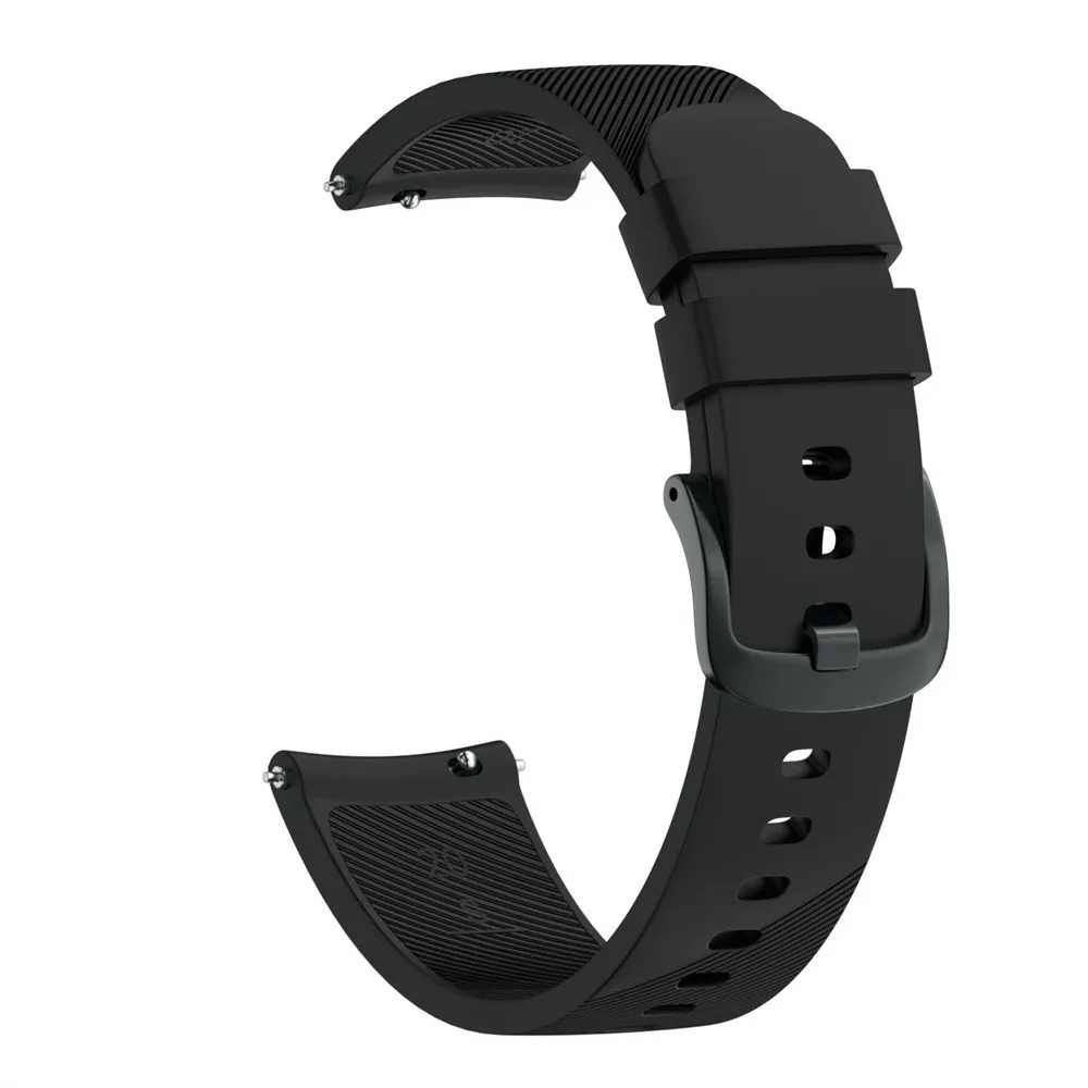 20 мм мягкий силиконовый ремешок для часов маленький силиконовый сменный ремешок для часов Ремешок для samsung Galaxy Watch 42 мм - Цвет ремешка: Black
