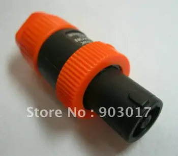 

50 Pcs Speakon Male Plug 4 Pin Compatible Audio Cable Connector Length Red Color 7cm YL5288