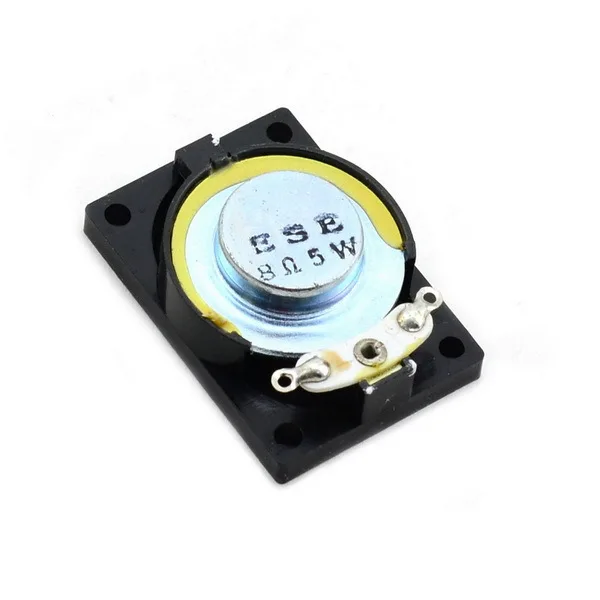 High quality 5W 28mm x 40mm 8ohm Small Notebook Speaker Black diy horn