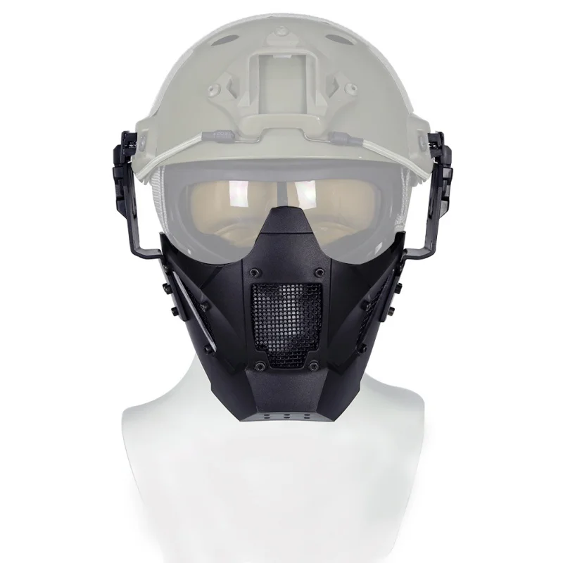 MA-95 Тактический Iron Warrior маска на пол-лица Модуль тактическая маска, закрывающая половину лица подходит AF шлем