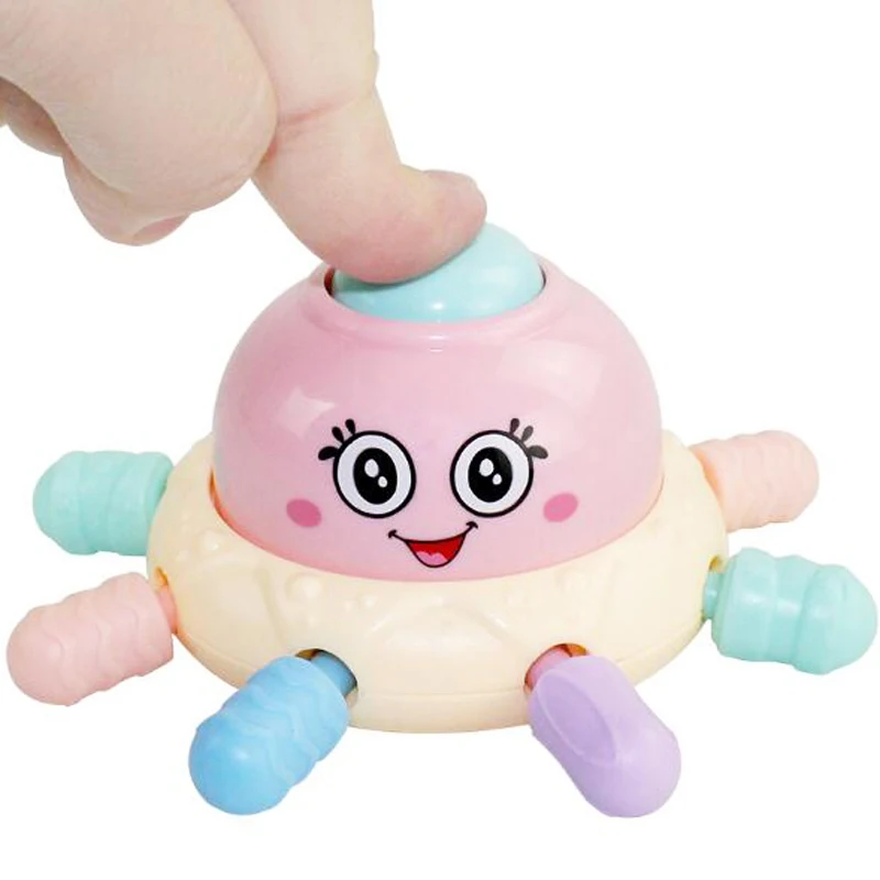 1 шт., безопасный Мягкий прорезыватель для зубов Kawaii Octopus Molar, детские игрушки для новорожденных, забавная игра для детей, подарки для мальчиков и девочек