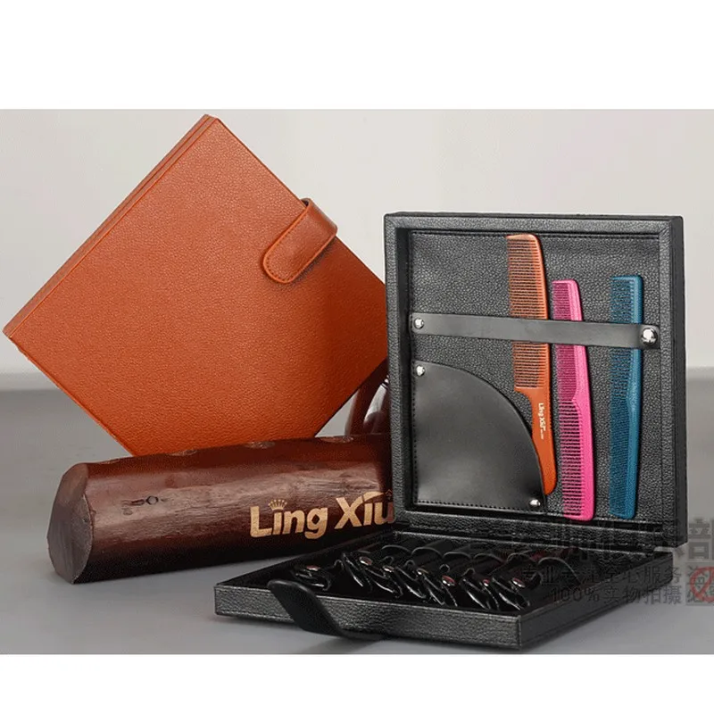 Чехол для парикмахерской из 100% натуральной кожи 7 шт.|organizer case|organizer toolsorganizer tool bag |