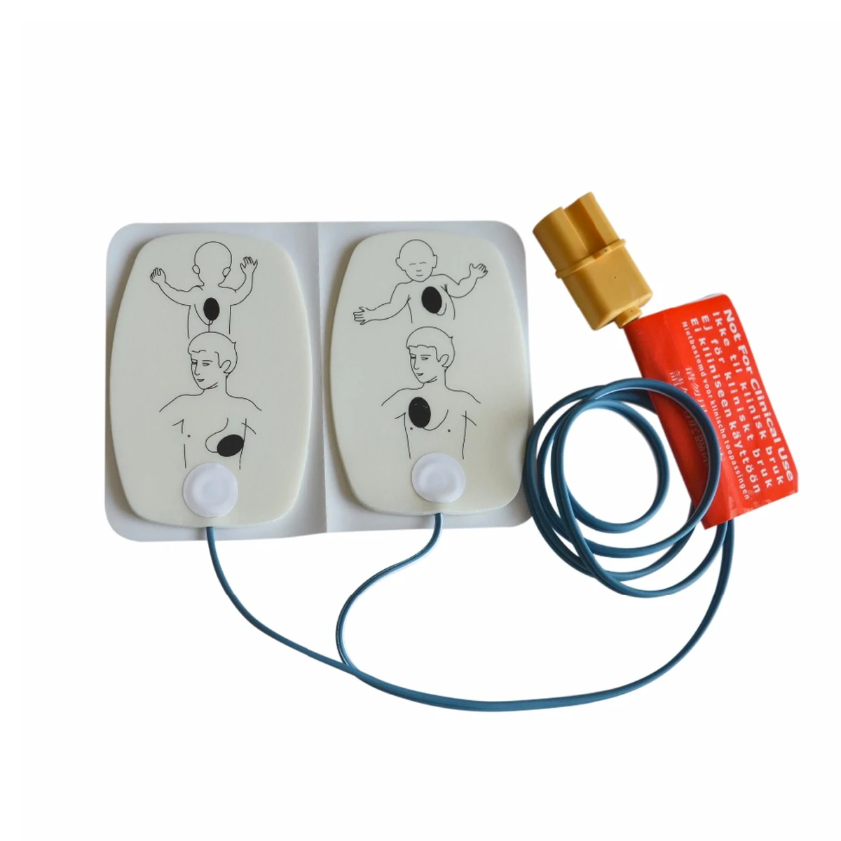 

50 Pairs Children Training Replacement Pads AED Training model defibrillator universal trainer