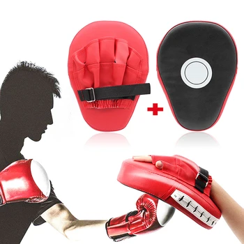 

Boxing Mitts MMA Target Focus Pad Training Glove Karate Thai Kick Muay ( PAIR )