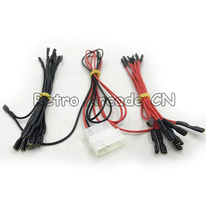 1pcs of 2.8mm terminal wire set light cable 110 connector for arcade
