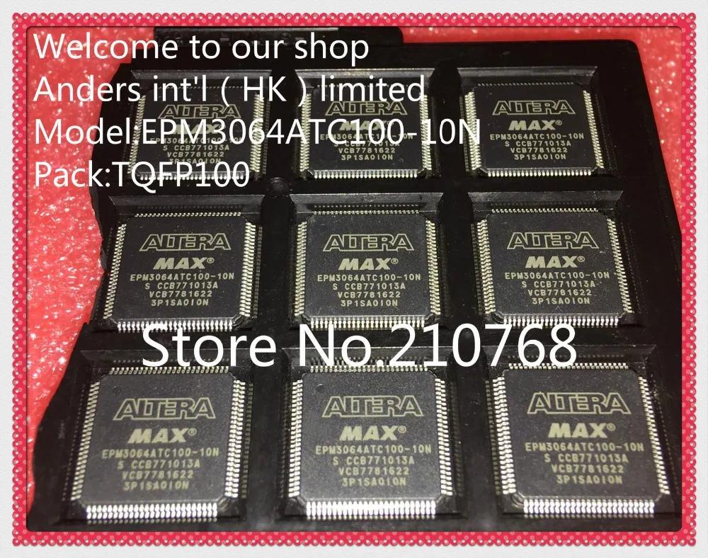10 шт./лот EPM3064ATC100-10N EPM3064ATC100 EPM3064ATC EPM3064 TQFP100 | Электронные компоненты и