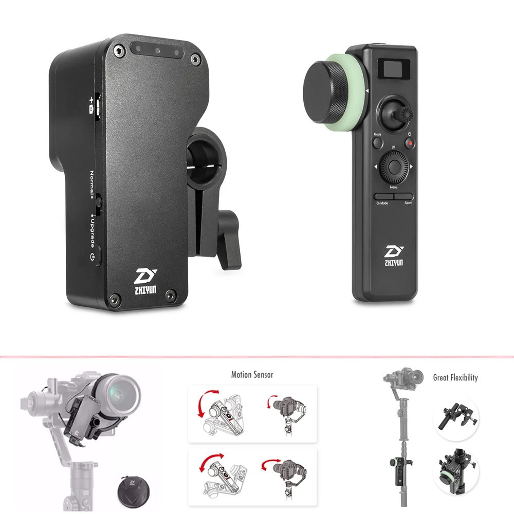 

Zhiyun Crane 2 Servo Follow Focus,for all DSLR Cameras,Crane 2 2.4GHz Wireless Gimbal Controller with Motion Sensor Follow Focus
