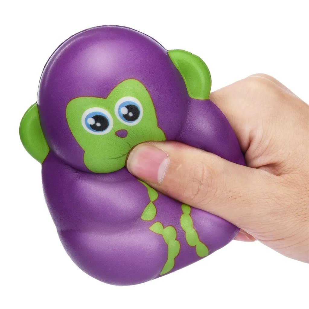 Милая обезьянка игрушка-давилка Kawaii обезьяна медленно поднимающийся крем ароматизированный снятие стресса дети смешные игрушки подарки W514