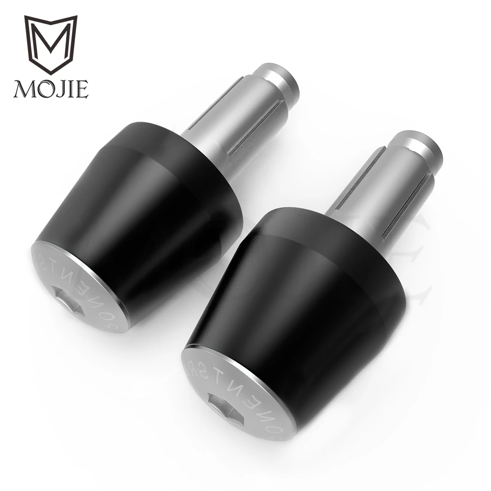 Silver 22MM Motorcycle Handlebar Grips Slider Cap Plug Hand Bar End For Honda CBR650F/CB650F CBR650R/CB650R VFR750 MF13 NSS300 - Цвет: Silver