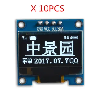 

Free shipping 10pcs/lot 0.96 inch 4pin OLED Module SSD1315 Drive IC 128*64 I2C IIC Communication