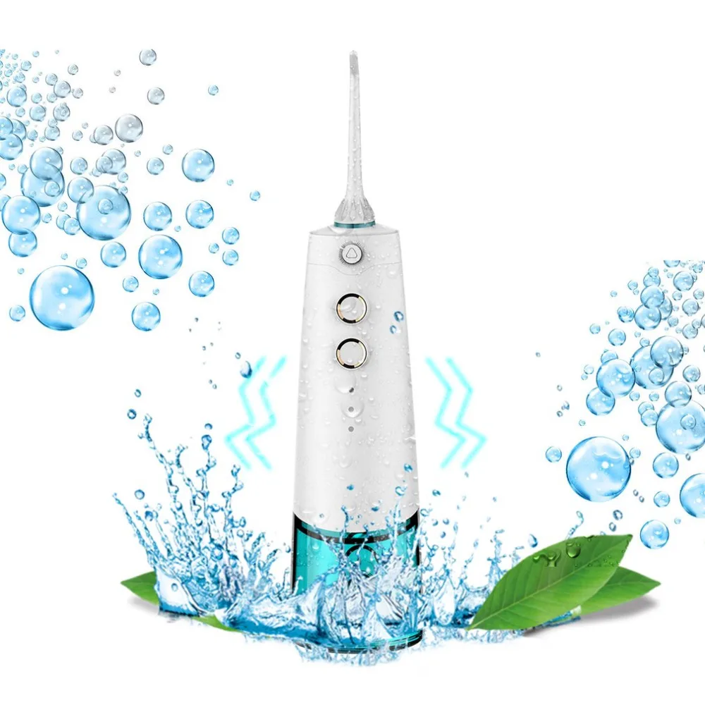 

USB Rechargeable 40-90Psi Smart Water Flosser Noise Reduction Teeth Cleaning Device Teeth Stain Tartar Plaque Removal Machine