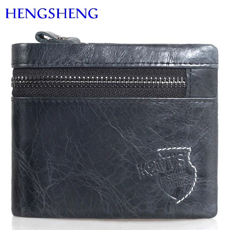 Hengsheng promotion black men cross wallet for fashion card holder wallet women red wallet by genuine leather lady wallets