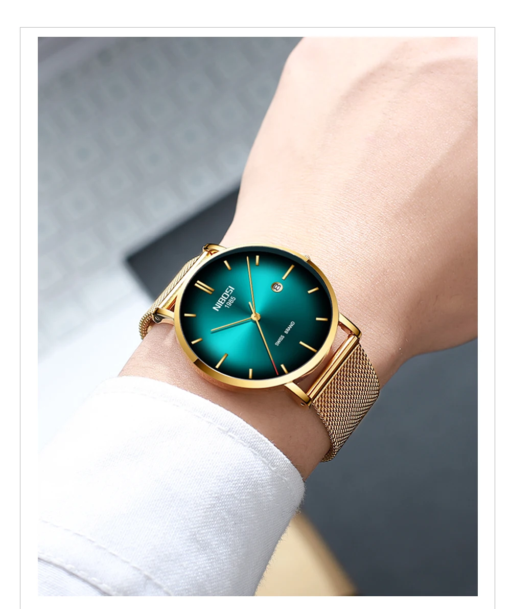 NIBOSI Men And Women Watches Top Brand Luxury Unisex Watch Waterproof Classic Simple Quartz Wrist Watch Erkek Kol Saati Relogios (13)