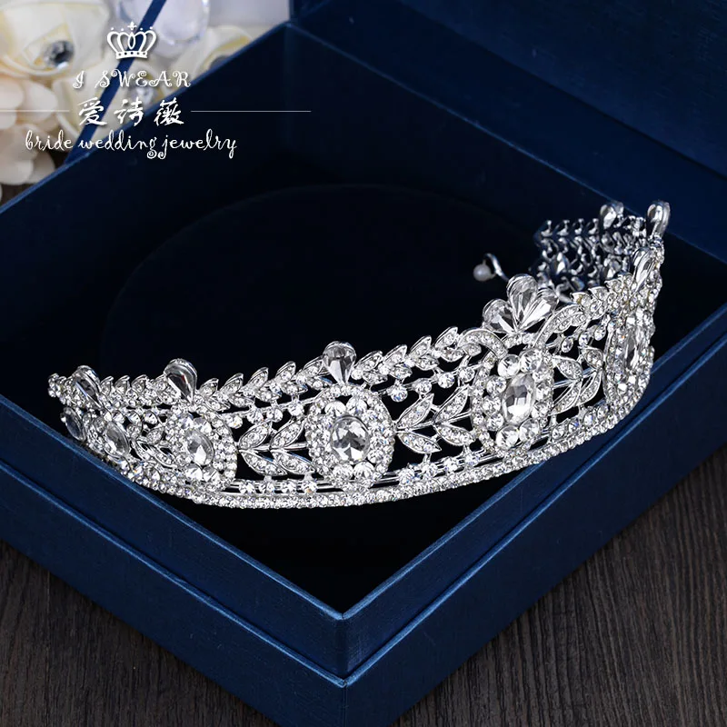 Аксессуары для волос из сплава с кристаллами невесты|wedding hair accessories|bride accessoriesqueen