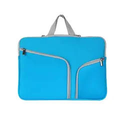 Прочный износостойкий Портативный чехол для ноутбука из неопрена, практичная сумка на молнии, много карманов для хранения