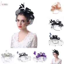 Новинка, Женская Свадебная шляпка для невесты, Цветочная повязка на голову, расческа для волос, свадебный головной убор, свадебные аксессуары, украшение