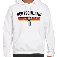 Новые модные хлопковые Deutschland футболист Германия Trikot fanst толстовки с капюшоном и свитшоты для Для мужчин