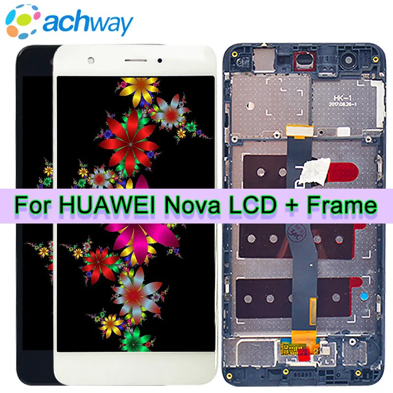 Новый дисплей для HUAWEI Nova внешний телефона/L1/ L13 L12 ЖК с сенсорным экраном и рамкой